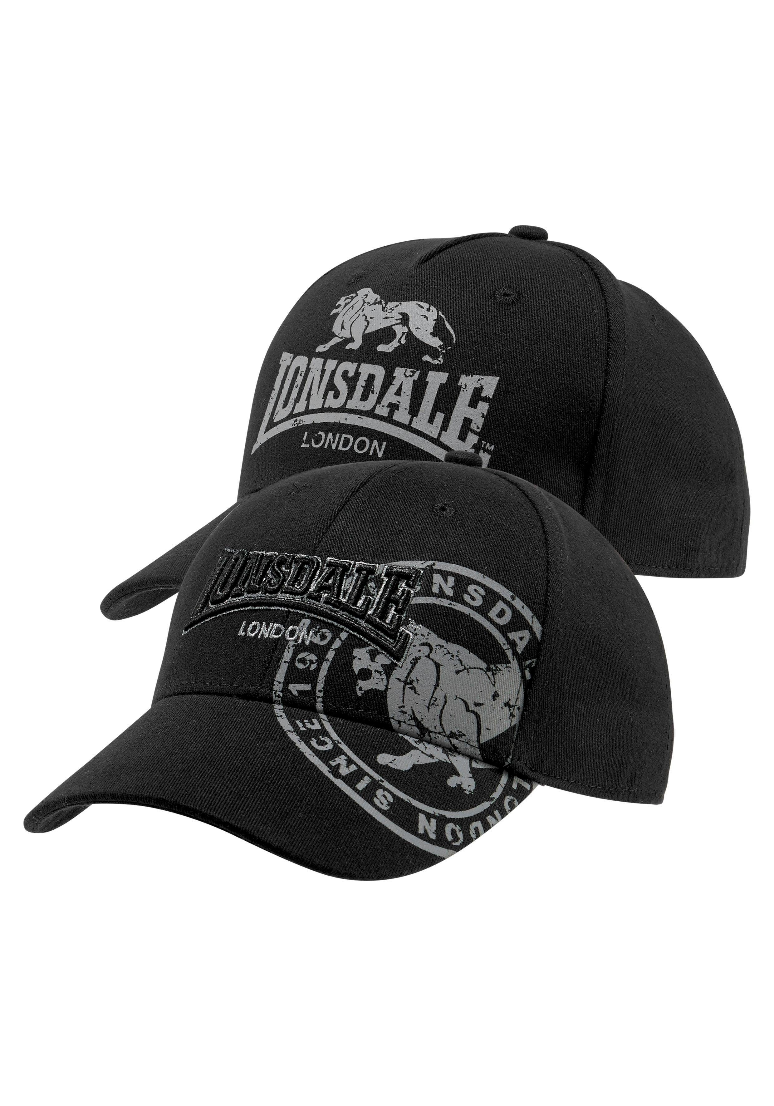 Lonsdale Baseball Cap (Packung, 2-St., 2er-Pack)