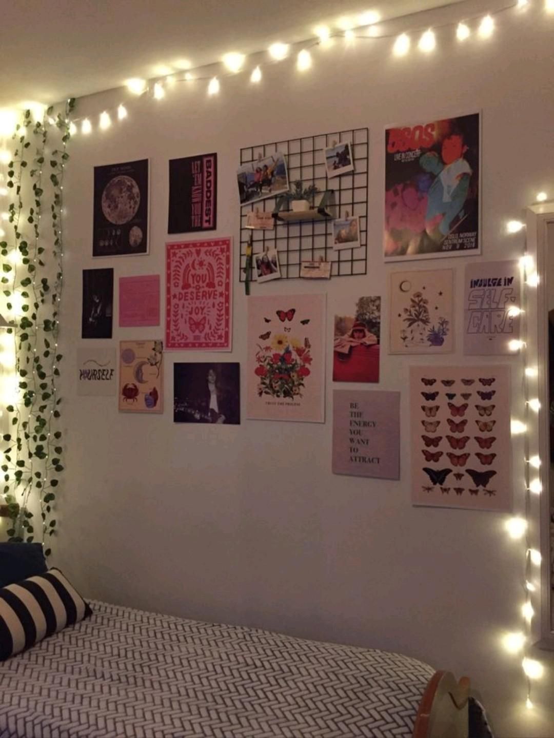 Hostel Room Ideas #asthetic in 2024 | Easy room decor, Dorm room ...