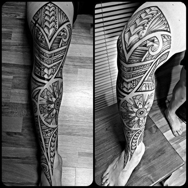 Pin on leg tattoos