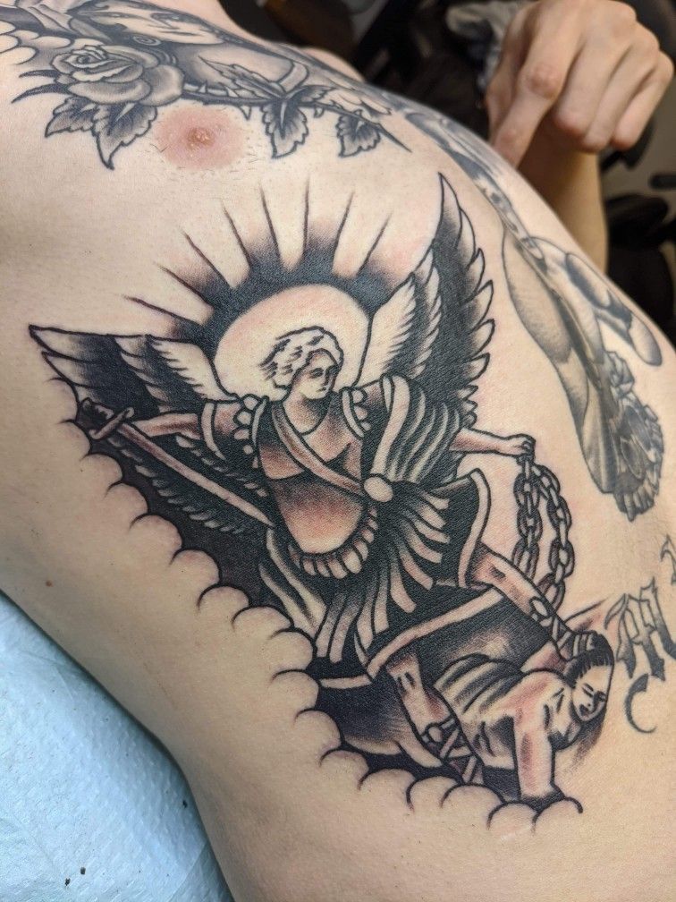 21 St Michael Tattoo Ideas You Have To See To Believe  alexie