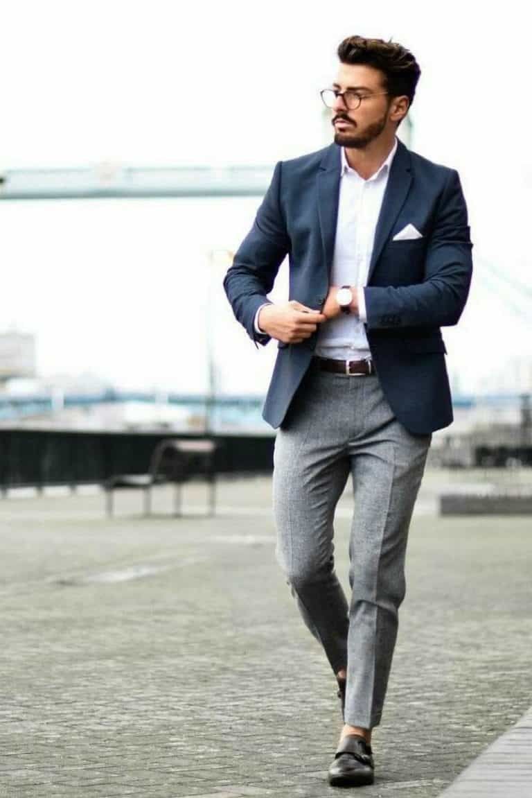 What color suit jacket goes with black pants  Quora