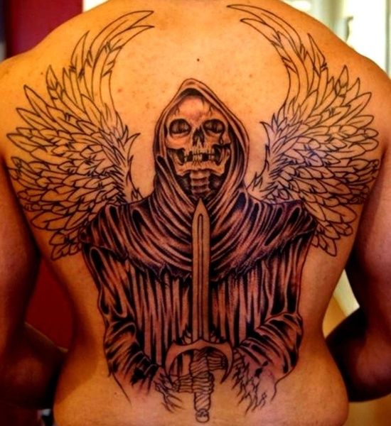 Simple Grim Reaper Tattoo  TATTOOGOTO