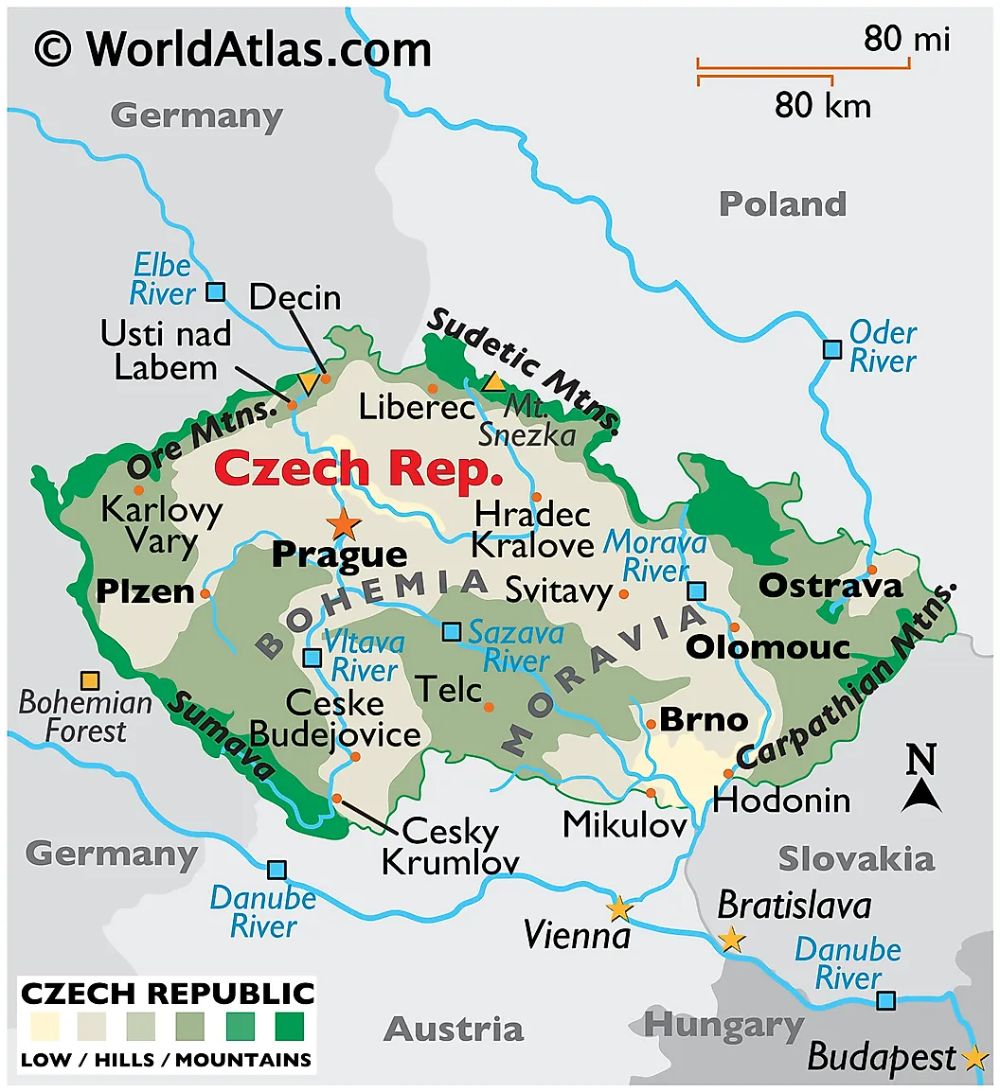 Physical Geography of Czechia