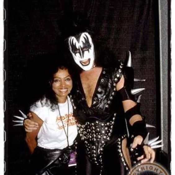 Gene Simmons And Diana Ross