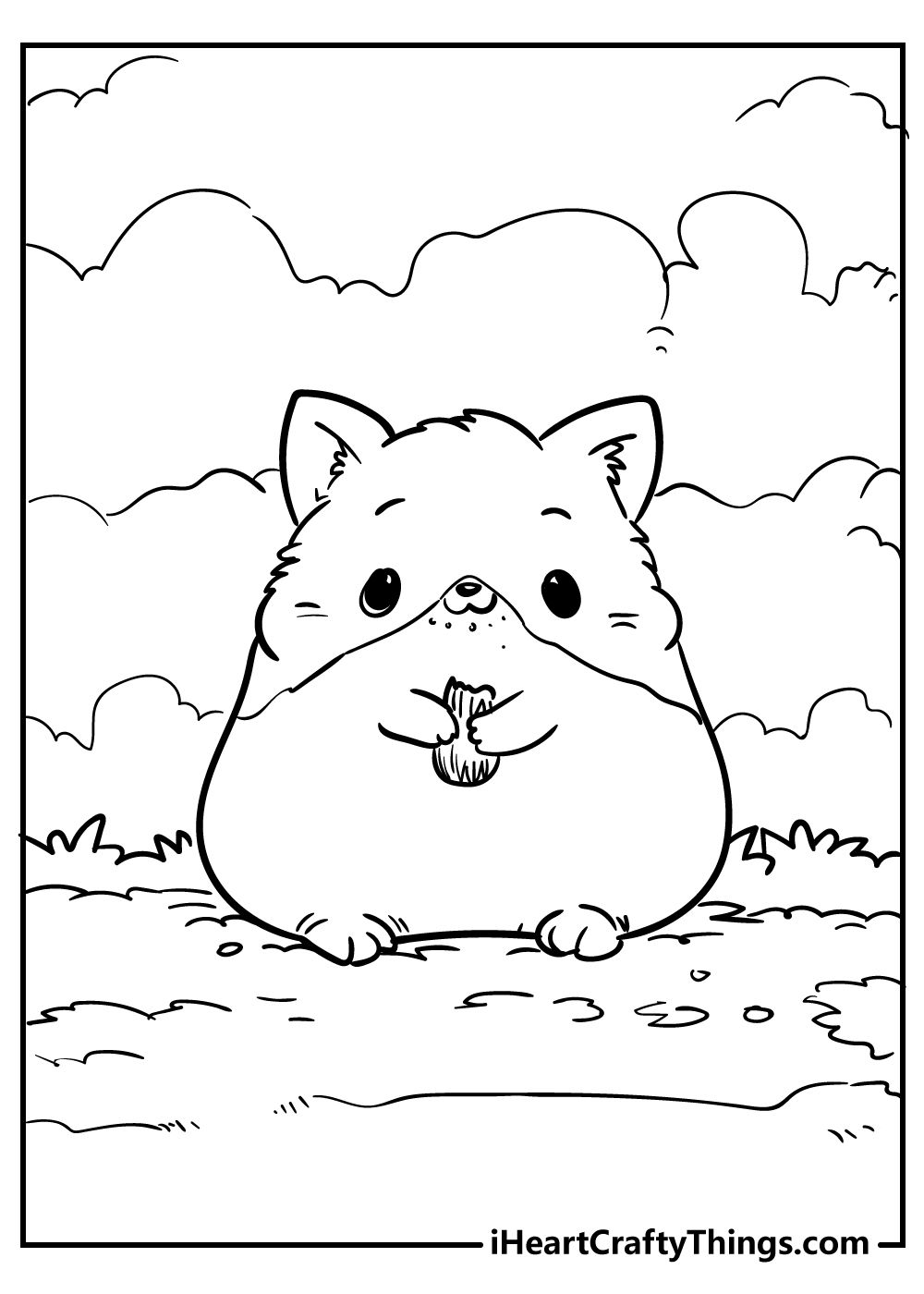 Cute Animals Coloring Pages | 컬러링 시트, 귀여운 동물, 동물