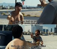 I love The Hangover so much. "I hate Godzilla too! I hate him! He destroys cities!"