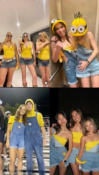 Minion halloween costume inspo despicable me costume ideas bestie costumes halloween costumes for college/high school