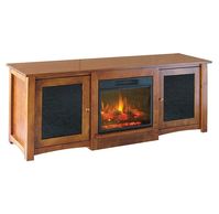 Amish Flint Electric Fireplace TV Stand A popular and warm fireplace for living room or den. The Flint creates a go to spot to relax and enjoy the warmth of a fire without all the clean up. Solid wood furniture handcrafted in an Amish woodshop. #fireplaces #TVstand #electricfireplace #amishfurniture