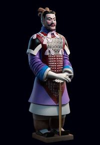 medieval chinese soldiers | Terra-cotta warriors picture: full-color illustration of ancient ...