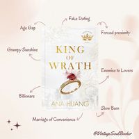 King of Wrath by Ana Huang book tropes.    #kingofwrath #kingofsinseries #danterusso #vivianlau #anahuang #booktropes