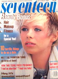 October 1984 cover with Kristina Haraldsdottir