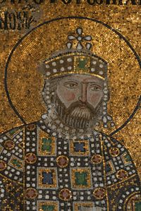 Haghia Sophia Mosaic Detail: The Byzantine Emperor Constantine IX Monomachus | by jeffergray