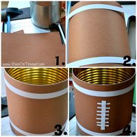 Football & Field Party Cans - Mom On Timeout