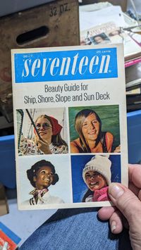 Seventeen Beauty Guide 1970 - Etsy