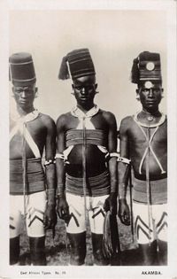 Akamba Men, Kenya East Africa