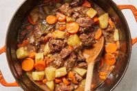 NYT Cooking: This classic stick-to-your-ribs stew is the ideal project for a chilly weekend. Beef, onion, carrots, potatoes and red wine come together in cozy harmony. If you are feeding a crowd, good news: It doubles (or triples) beautifully. For additional variations on the recipe, you might also enjoy this video.