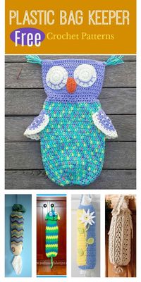 Plastic Bag Keeper Free Crochet Patterns