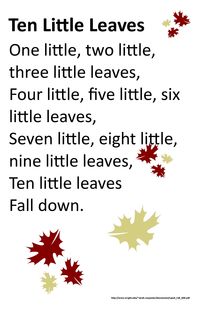 Itty Bitty Rhyme: Ten Little Leaves