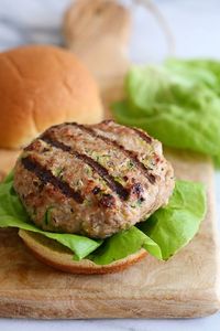 These Juicy Turkey Burgers with Zucchini are the juiciest EVER by adding grated zucchini!