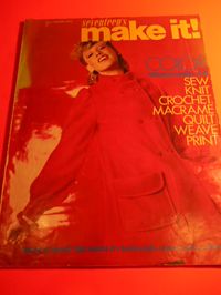 Seventeen's Make it! Magazine Fall/Winter 1972 Crochet, DIY Sewing Fashion 2855