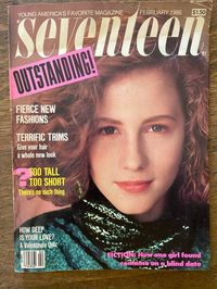 February 1986 cover with Alison Cohn