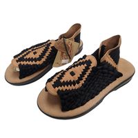 CHUBASCO  MEN'S SANDLE HAND MADE IN MEXICO CH-AZTEC BLACK TOBACCO MSRP $129 O.P. 2141