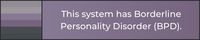 (1) Cluster B Personality Disorder Userboxes (also, we have permission from the creator of the flags to do this, so long as the... – @sysboxes on Tumblr