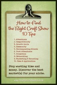 how to find the right craft shows