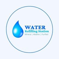 water logo, creative water logo, water refilling station, water station, mineral, alkaline, water, aqua, liquid, drinking water, purified water, drop, droplets, spring water, refilling station