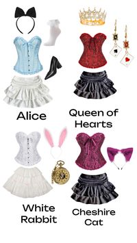 alice in wonderland costume 🩵♣️♥️🐇🐱 everything is from amazon! #foryou #fyp #viral #halloween #costumeinspo #halloweenvibes #spookyszn