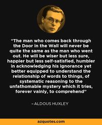 Doors of Perception by Aldous Huxley