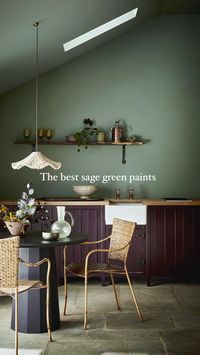 Sage green is our color of the month, so what are the best sage green paints to create that perfect green kitchen design? Here’s some of our favorites.

Image credits: Little Greene, Farrow & Ball, Little Greene, BHDM Design / Adam Kane Macchia, Glidden, Benjamin Moore