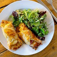 Tasty Cheese and ham and pepperoni puffs — There are lots of recipes where you can make a short cut and this is no exception. You could buy some puff pastry b......