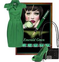 "Emerald green" by lindacaricofe on Polyvore