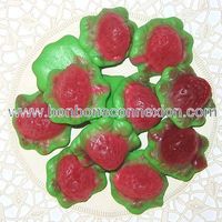 Filled gummy strawberries - Fraises farcies gélifiées