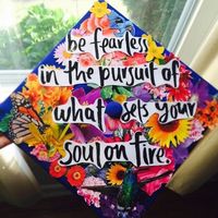 Gorgeous Graduation Cap Decoration Ideas. consider decorating with ...