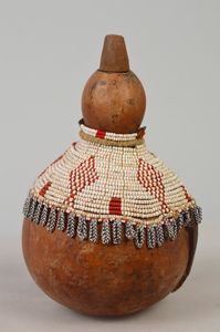 Beaded Kamba Storage Vessel