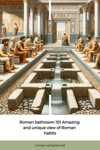 Roman bathrooms were not solely for infrastructure and social interactions; hygiene was also a significant aspect