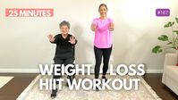 25 minute Weight Loss Workout | HIIT for Seniors, Beginners - YouTube