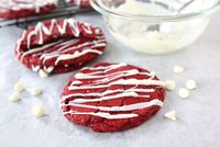 Red velvet cookies cream cheese insert