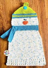 Weekly Wash #49: Snowgirl Hanging Towel -