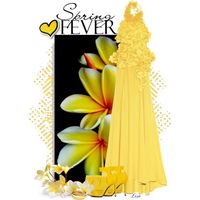 Spring Fever by lmm2nd on Polyvore featuring Nina Ricci, Akira Black Label, Lauren Merkin, Baccarat and MELLOW YELLOW