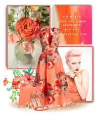 "Bright Floral" by loveroses123 ❤ liked on Polyvore featuring Lela Rose, 3.1 Phillip Lim, Via Spiga, HermÃ¨s and ABS by Allen Schwartz