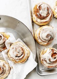 This recipe for homemade cinnamon rolls produces pillowy soft cinnamon buns every time, and dough can be refrigerated overnight!