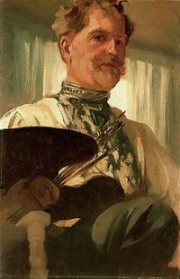 Alphonse Maria Mucha (Czech artist, 1860-1939) Self Portrait