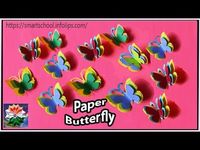 Paper design butterfly by Art House | Awesome butterfly making DIY by Ar...