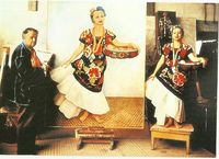 museodoloresolmedo: La tehuana. 1955. Doña Dolores Olmedo posando para Diego Rivera. Esta pintura forma parte de la colección permanente de...