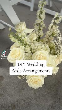 I show you how I designed these aisle arrangements that were repurposed for Harvest Table Arrangements.