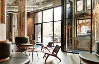 The Hollander – which takes over the 1905 Fireproof Warehouse – blurs the line between hostel and hotel. Photography: Adrian Gaut / Courtesy of Grupo Habita #chicago #hotel #design