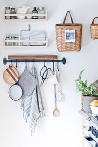 14 Ways to Organize a Tiny Kitchen Vertical Storage